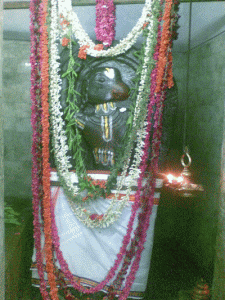 Sri Anjaneya (Hanuman) after Special Thirumanjanam at Mukkur