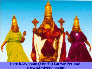 kAncheepuram - thirukkArvanam, sri kaLvar perumAL